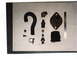 1965 Ford 427 - Various automotive parts are displayed on a flat surface next to a metal ruler.