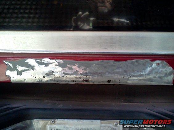 Rust in tailgate