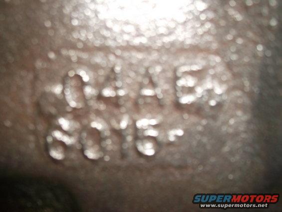 C4AE-A casting number