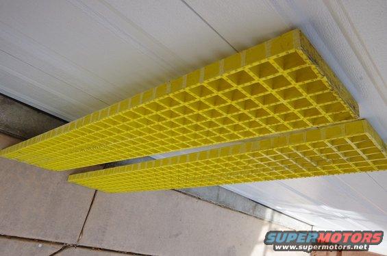 Yellow sand tracks with grid pattern