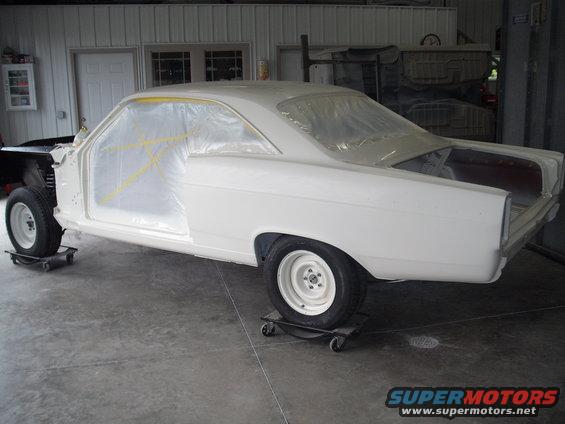 body and paint completed 6-8-2013
(except for hood)
reassembly begins!
