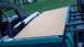 1986 Ford Bronco - Cover snapped into place on the sides, rear, and middle bow. The excess is tucked back and the seat folded out. I used…