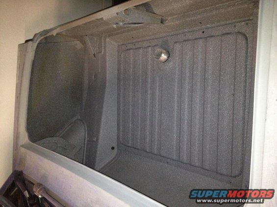 fuel-tank-spatter-paint-1.jpg 65 Mustang - 6 cans of Dupli-Color Spatter Tank to coat entire trunk and top of fuel tank