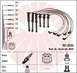 1993 Mazda MX-3 - Diagram shows spark plug wires and a distributor cap, with measurements in centimeters.