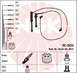 1993 Mazda MX-3 - Diagram shows spark plug wires and distributor cap with part number RC-ZE28 and lengths in cm.