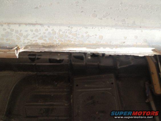 65 Mustang-how to shave drip rails (in sections) 
