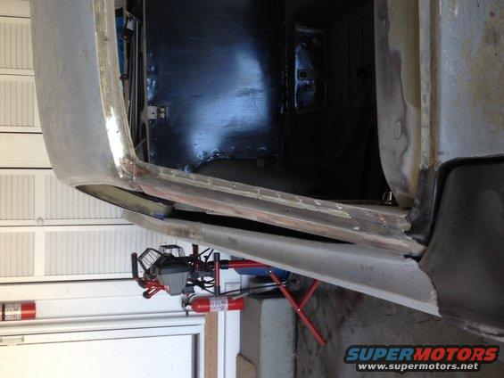 65 Mustang-how to shave drip rails (in sections) 
