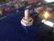 1986 Chrysler Fifth Avenue - This ! little stud is set into the plastic rad overflow at the factory and from then on it starts to rust solid to the threads of the nut h…