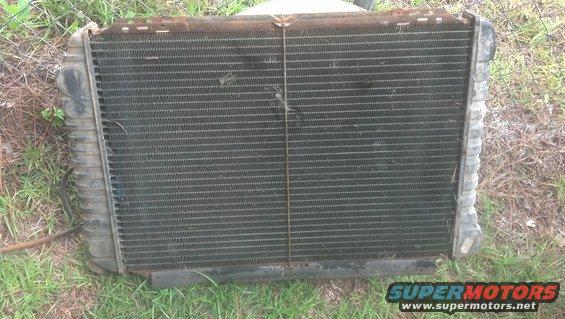 84 F-350 3 row radiator