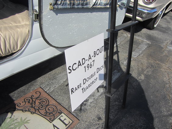 1967 SCAD-A-BOUT trailer with sign