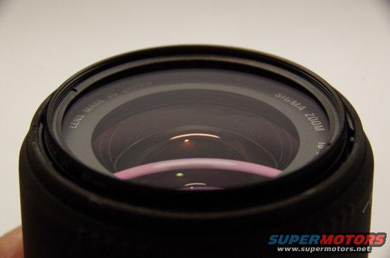 Sigma Zoom camera lens with "LENS MADE IN JAPAN" visible