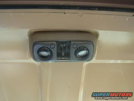 38dome.jpg Yeah, I know.  But Ford never offered eyeball dome lamps in mocha, and this looks & works great.  When the headliner is in, it should be perfect.