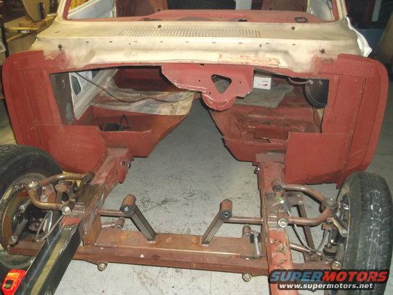 dscf06861.jpg Cut out the old firewall, too many non-factory holes, etc... will replace with a new 20 ga panel eliminating the heater & all other unnecessary holes. Left wiper mount due to multi-angles, will reuse that part.