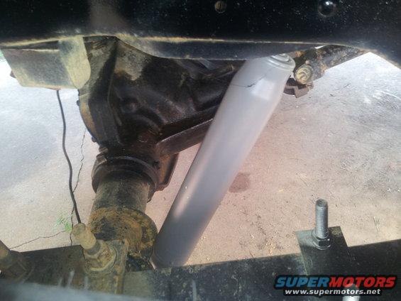 Rear axle and gray shock absorber
