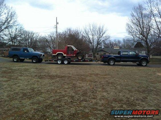 bucks-restoration-trip-33813.jpg The last drive of the blue beast 3-28-13.  Heading to Buck's Classics Restorations in Tulsa, OK.