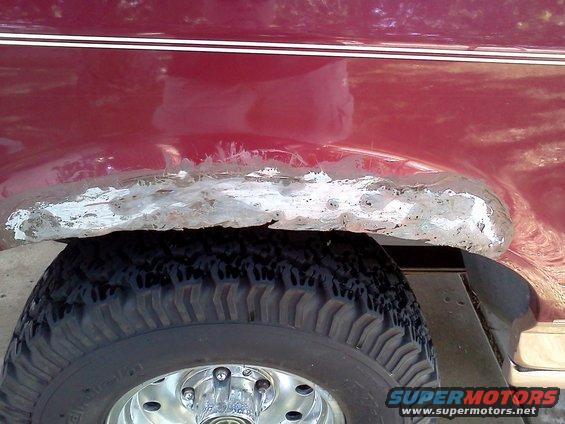 Bondo glassed shaped up
