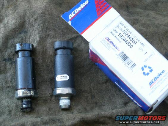 The oil pressure has been dropping severely at idle, even though the engine runs fine, so I knew it had to be an instrument fault.  The little oil leak on the driveway said it had to be the OPS, so I ordered a new ACD from [url=http://www.amazon.com/gp/product/B00493V684/]Amazon[/url].  Even with the hated TURBO POWER engine cover still in-place, the whole job took about 30 minutes in the driveway, including cleanup.