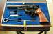 1968 Mercury Cougar - A revolver and its cleaning kit are displayed in a blue velvet-lined wooden box.