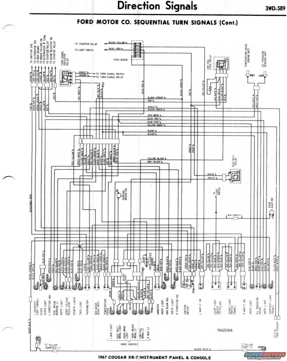 1967 Mercury Cougar Wiring Diagram - Wiring Diagram