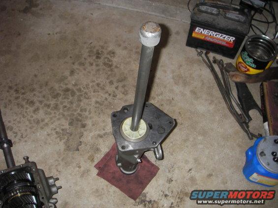 my cam bearing driver tool worked out pretty 
good for installing the tail bushing