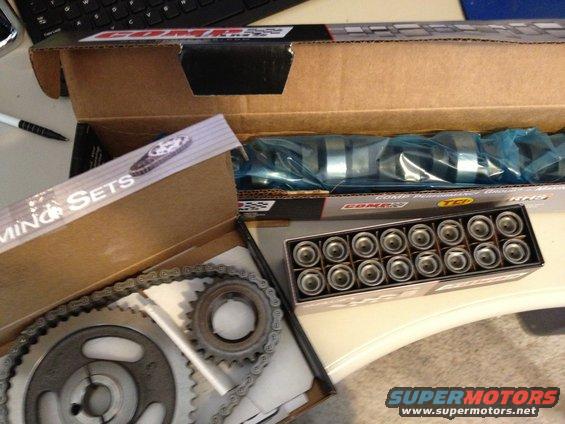 Timing set and camshaft parts