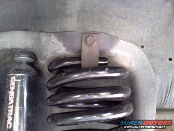 Front coil spring and Sensatrack shock absorber
