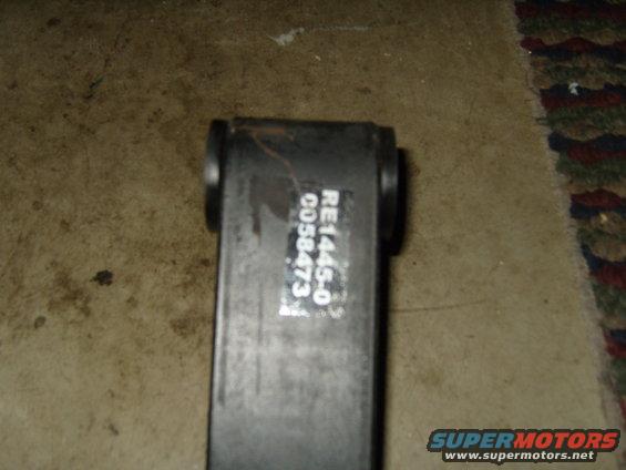 Black metal part with white text RE1445-0 C058473 and SUPERMOTORS.NET logo