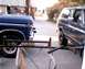 1991 Ford Bronco - Two Ford Broncos are parked next to each other in what appears to be a driveway.