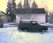 1980 Ford Bronco - new paint,olive-drab base coat ready for camo after front fenders are cut
