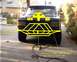 1991 Ford Bronco - Custom bumper and CB antenna setup on a 1991 Ford Bronco, with labels detailing materials.