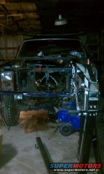 Pulled the engine out
