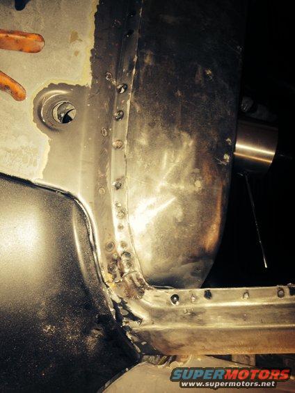 65 Mustang windshield channel soda blasted