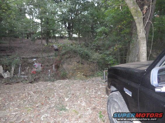 01set.jpg After Greg left work, we met at his house just to check out the area for the big pull on Thursday.  But then he wanted to see how far the winch cable would reach, so we stretched it out, and things just sort of kept going...