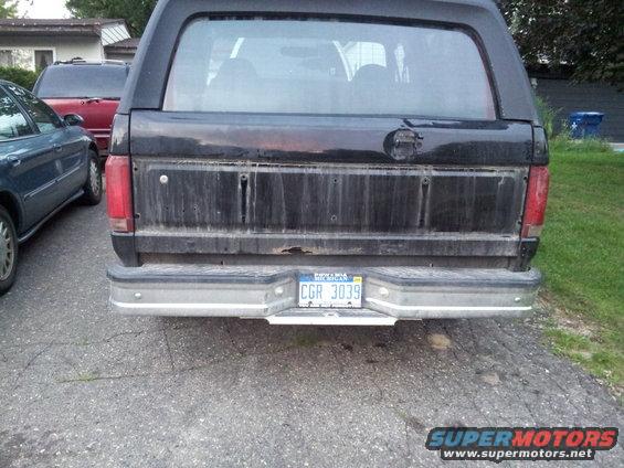 Took off the trim panel to assess how far the damage went. Not far.