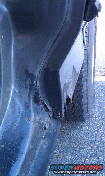My not so bad rear door pillar 2