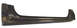 1990 Ford Bronco - A black metal rocker panel, likely a replacement part, is shown against a white background.