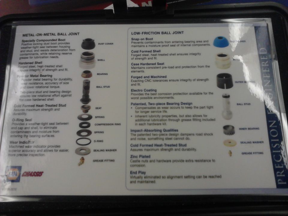 Heres an exploded diagram of both joints.