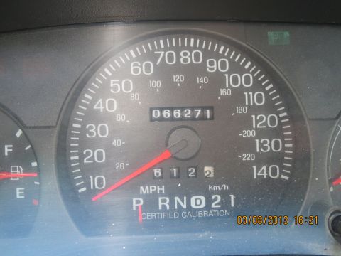 2003 Ford Crown Victoria - The odometer reads 66,271 miles, and the transmission is in reverse.