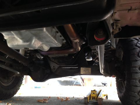 1992 Ford F-150 - Bassani Y-Pipe and Cat combo mated to Summit Racing Shorty headers.