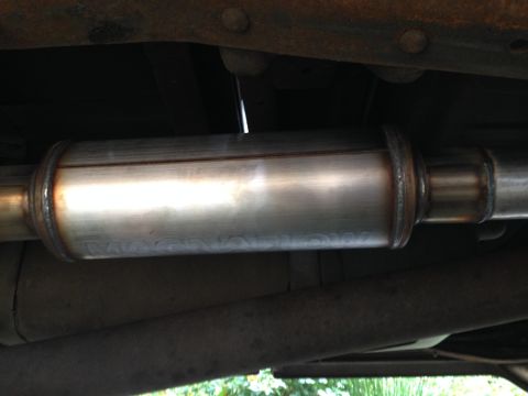 1992 Ford F-150 - Magnaflow Performace muffler. 3" ID, 3" OD.