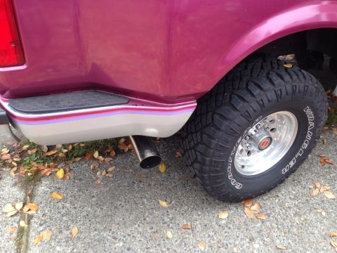 1992 Ford F-150 - Magnaflow 4" Polished SS tip. Much better than what was there before.