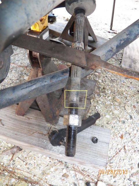 1998 Lincoln Mark VIII - I often take a file and grind my old inner tie rod end so I can get 'sort of' close when putting the new ones on.