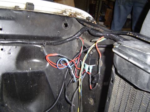 1964 Ford Fairlane - Ran them thru a double relay, Hi on one side, Lo on the other