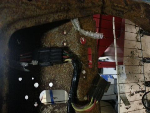 1994 Ford Bronco - Wiring harness and connectors are visible within the seat structure.