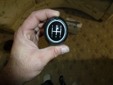 2007 Subaru Impreza - Close-up of a manual transmission shift knob displaying the gear pattern.