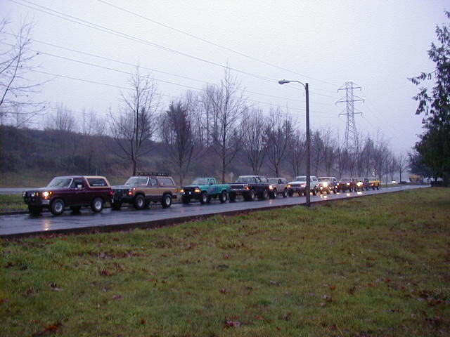 Another line up shot...my truck was hard to start at the ranger station...should have gone home