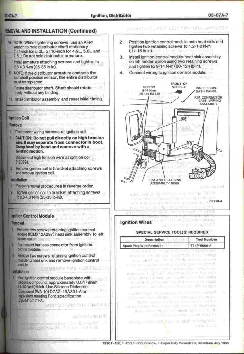 1996 Ford Bronco - Ignition Control Module