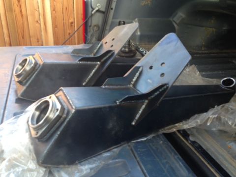 1986 Ford Bronco - Pair of custom fabricated trailing arms ready for installation.