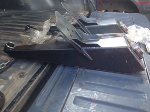 1986 Ford Bronco - These custom trailing arms are made of heavy-duty steel and appear to be new or recently fabricated.