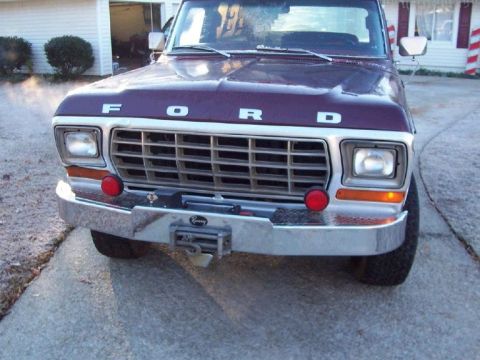 1979 Ford Bronco - front bumper with winch, want the stock look, winch and bumper for sale